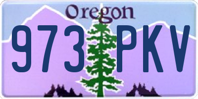 OR license plate 973PKV