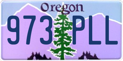 OR license plate 973PLL
