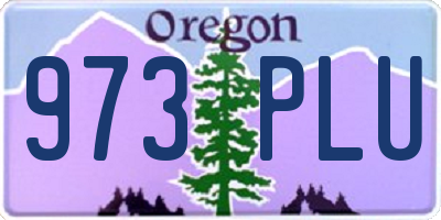 OR license plate 973PLU