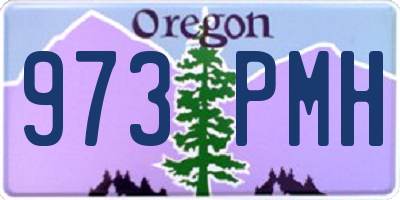 OR license plate 973PMH