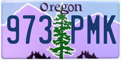 OR license plate 973PMK