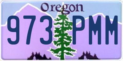 OR license plate 973PMM