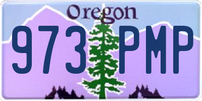 OR license plate 973PMP