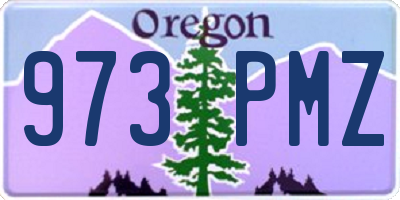 OR license plate 973PMZ