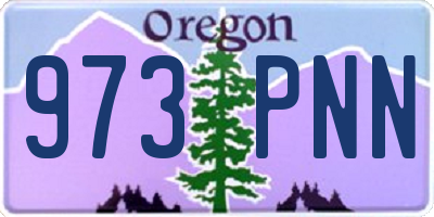 OR license plate 973PNN