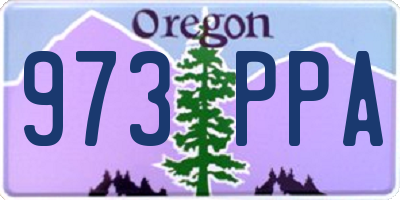 OR license plate 973PPA