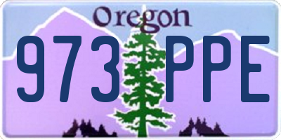 OR license plate 973PPE