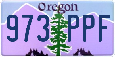 OR license plate 973PPF