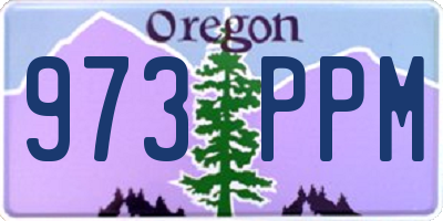 OR license plate 973PPM