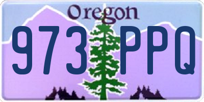 OR license plate 973PPQ