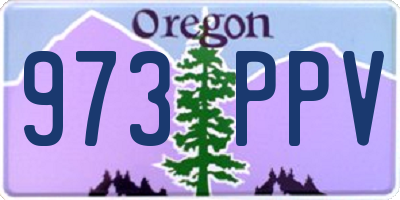 OR license plate 973PPV