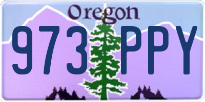 OR license plate 973PPY