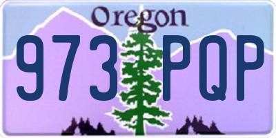 OR license plate 973PQP