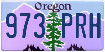 OR license plate 973PRH