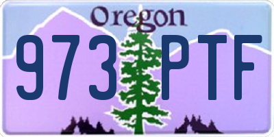 OR license plate 973PTF