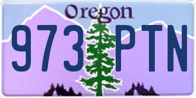 OR license plate 973PTN