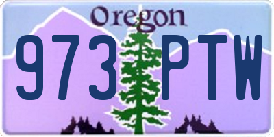 OR license plate 973PTW