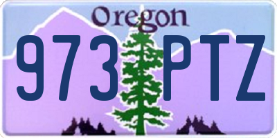 OR license plate 973PTZ