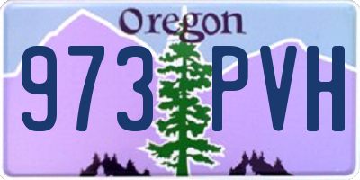 OR license plate 973PVH