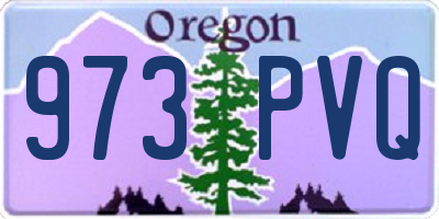OR license plate 973PVQ