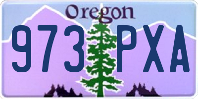 OR license plate 973PXA