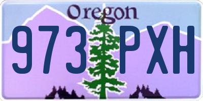 OR license plate 973PXH