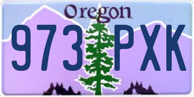 OR license plate 973PXK