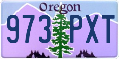 OR license plate 973PXT