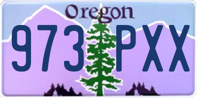 OR license plate 973PXX