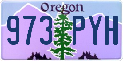 OR license plate 973PYH