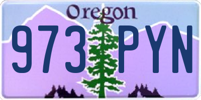 OR license plate 973PYN