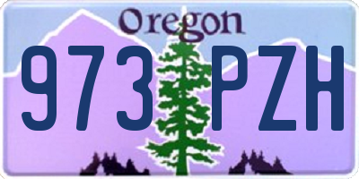 OR license plate 973PZH