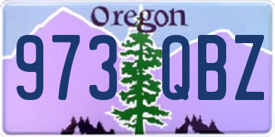 OR license plate 973QBZ