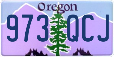 OR license plate 973QCJ