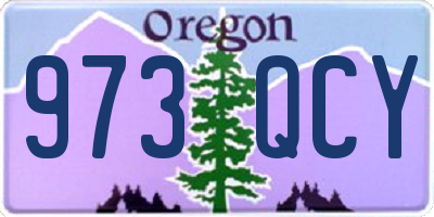 OR license plate 973QCY
