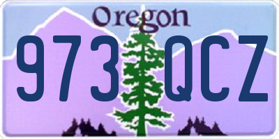 OR license plate 973QCZ