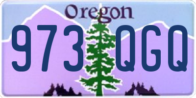 OR license plate 973QGQ