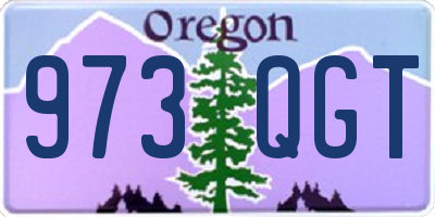 OR license plate 973QGT