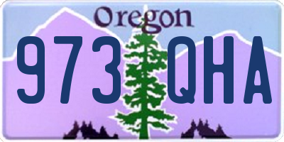 OR license plate 973QHA