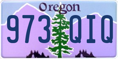 OR license plate 973QIQ