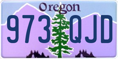 OR license plate 973QJD