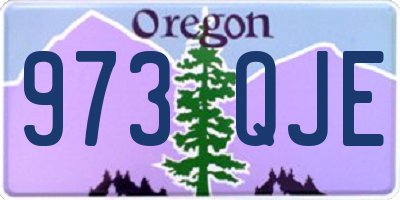 OR license plate 973QJE