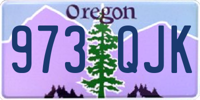 OR license plate 973QJK