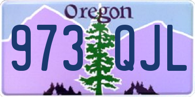 OR license plate 973QJL
