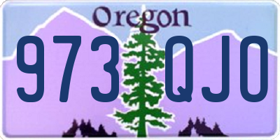 OR license plate 973QJO