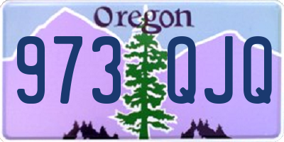 OR license plate 973QJQ