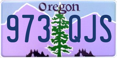 OR license plate 973QJS