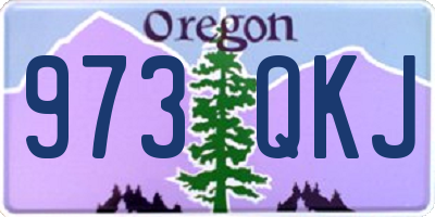 OR license plate 973QKJ