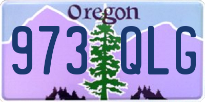 OR license plate 973QLG