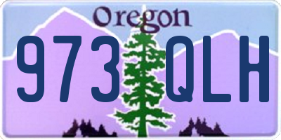OR license plate 973QLH